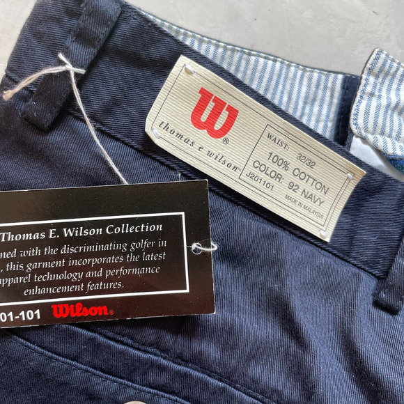 Rare Thomas E Wilson Frank Sinatra Invitational Preppy Golf Pants 32x32 - Picture 4 of 7